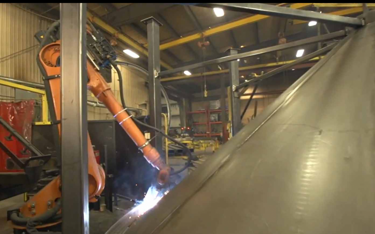 Grain Max Hopper Bottom Bin Grain Storage Flaman Agriculture