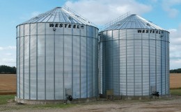 Galvanized Grain Bins