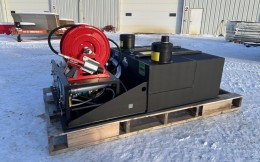 Ultra High Pressure 150 Gal Fire Suppression Skid