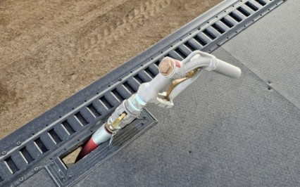 1 1/4 Hose Reel & Transfer Nozzle