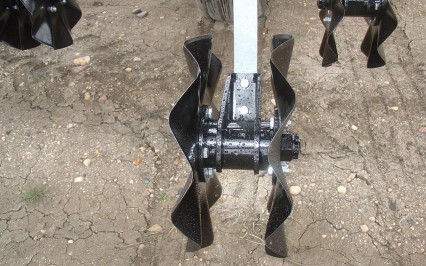 Dual Mounted 17" diameter blades