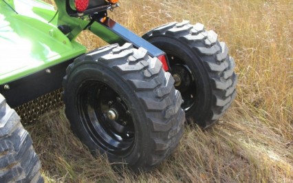 Extra large skid steer tires