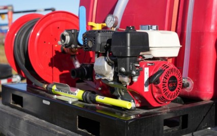 Scotty Firefighting Fire Nozzle With Three Foam Sticks