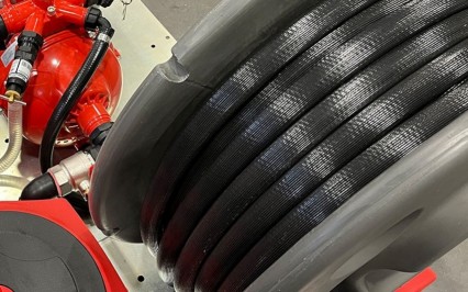 36 meters of heavy-duty hose with twist-type nozzle  