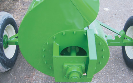 Open impeller design allows larger objects to pass through without stopping pump