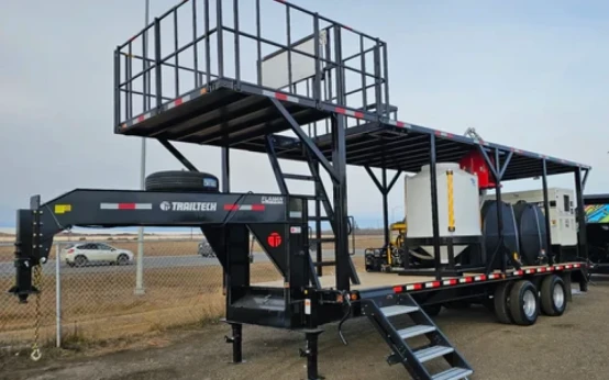 Trailtech Double Deck Drone Trailer - Full Load Out