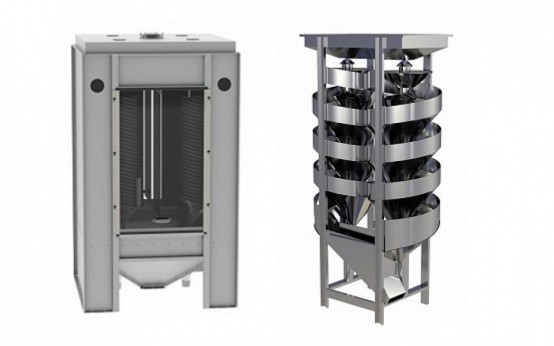 Open and Enclosed Spiral Separator