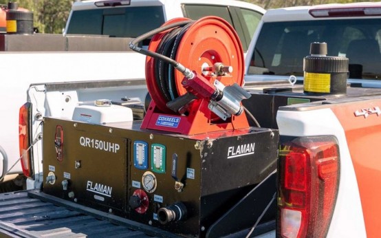 Ultra High Pressure 150 Gal Fire Skid (UHP)