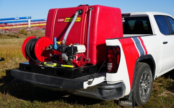 225 Gal High Pressure Fire Suppression Truck Skid