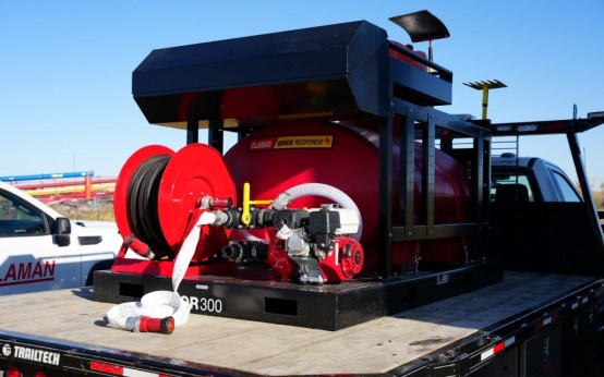 300 Gal High Pressure Fire Suppression Skid