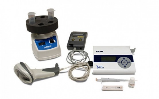 Vertu Lateral Flow Reader and Don-V Strip Tests
