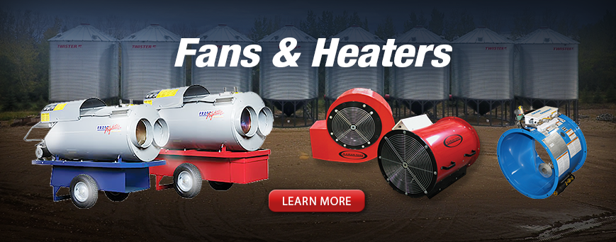 Fans & Heaters for Grain Drying