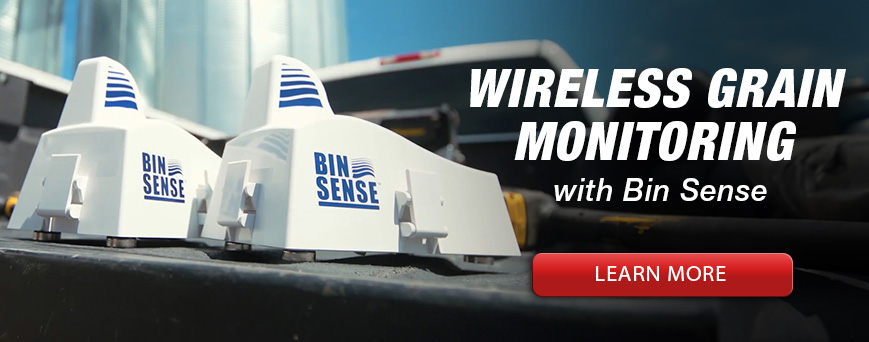 Monitor your bins with Bin Sense grain monitoring